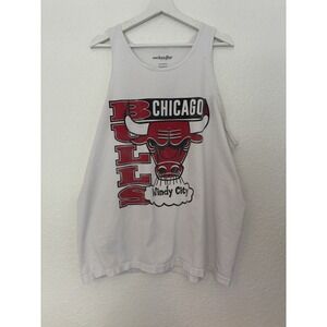 Chicago Bulls Mens XXL Tank Top Graphic Print  AOP NBA Top